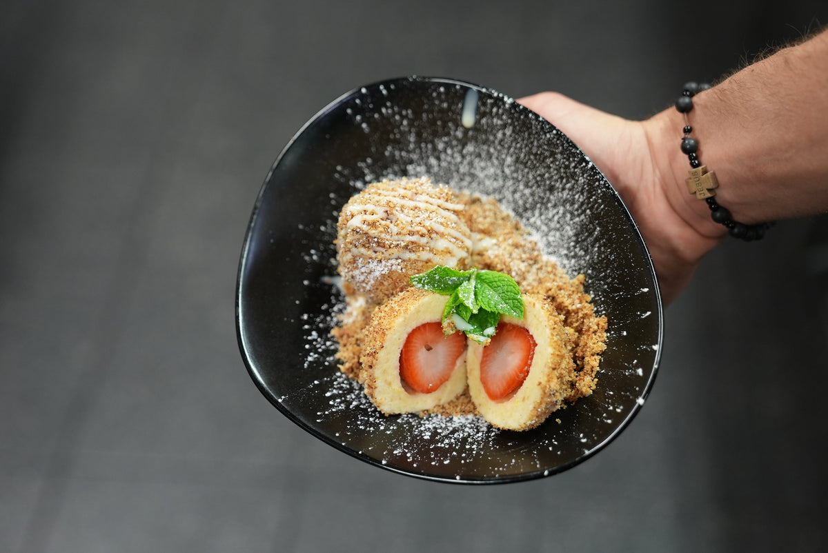 Erdbeer Knödel - Topfen Teig (Quark Teig)