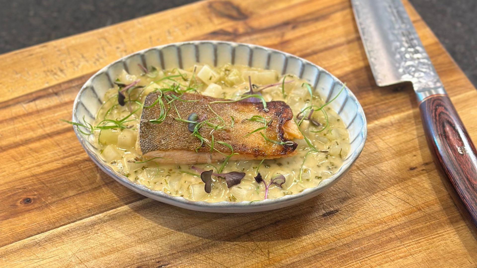 Zander und geschmolzener Kohlrabi – Dominik Süss Zander und geschmolzener Kohlrabi – Dominik Süss