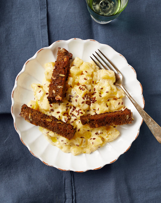 Domis Mühlviertler Leinölkartoffeln & knuspriges Brot