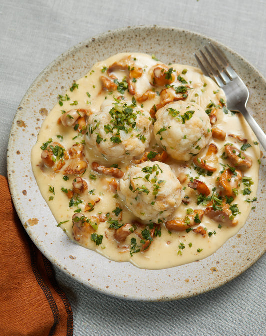 Eierschwammerl a la Creme - Pilzsauce