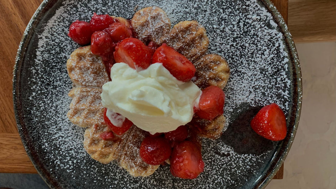 brown butter Waffeln