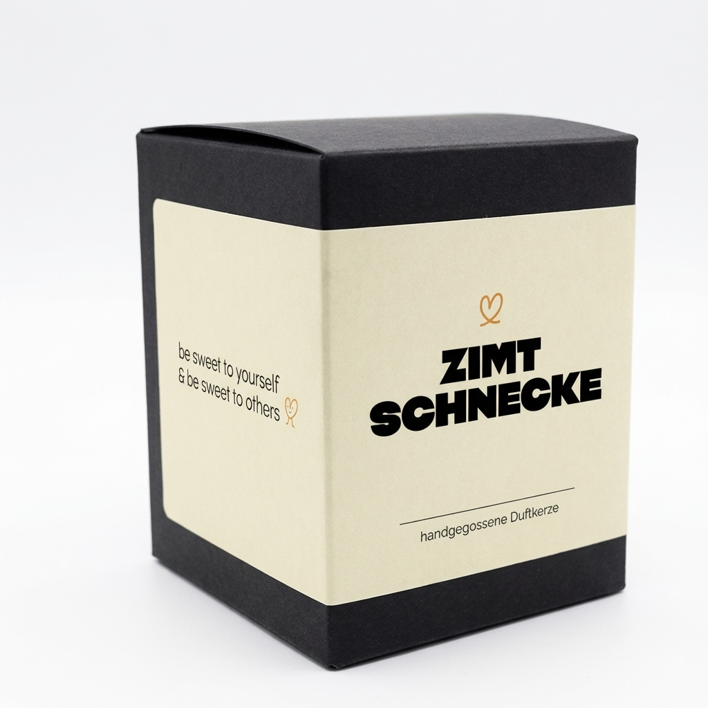 SWEET Duftkerze Zimtschnecke