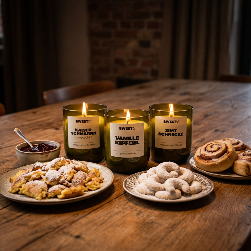 SWEET Duftkerzen-Set – 3er Bundle