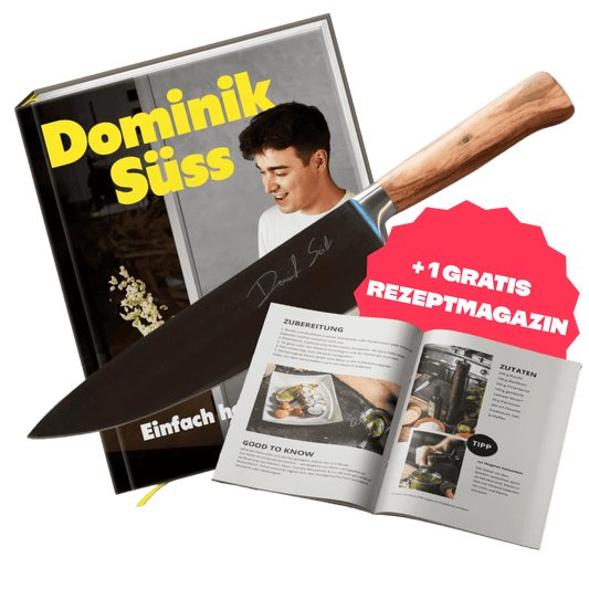 Sweeties BESTSELLER 3er Bundle (Messer + Kochbuch + Rezeptmagazin)